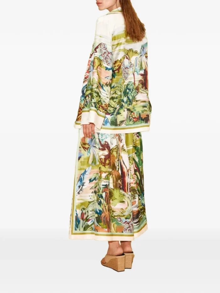 ALEMAIS Jungle Boogie silk trousers - Image 4