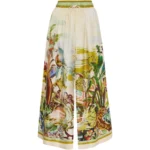 ALEMAIS Jungle Boogie silk trousers