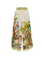 ALEMAIS Jungle Boogie silk trousers