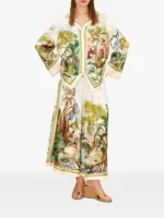 ALEMAIS Jungle Boogie silk trousers - Image 2