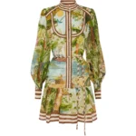 ALEMAIS Toucan Tango mini dress
