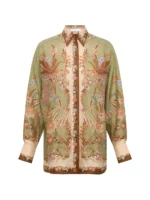 ZIMMERMANN Indra silk shirt
