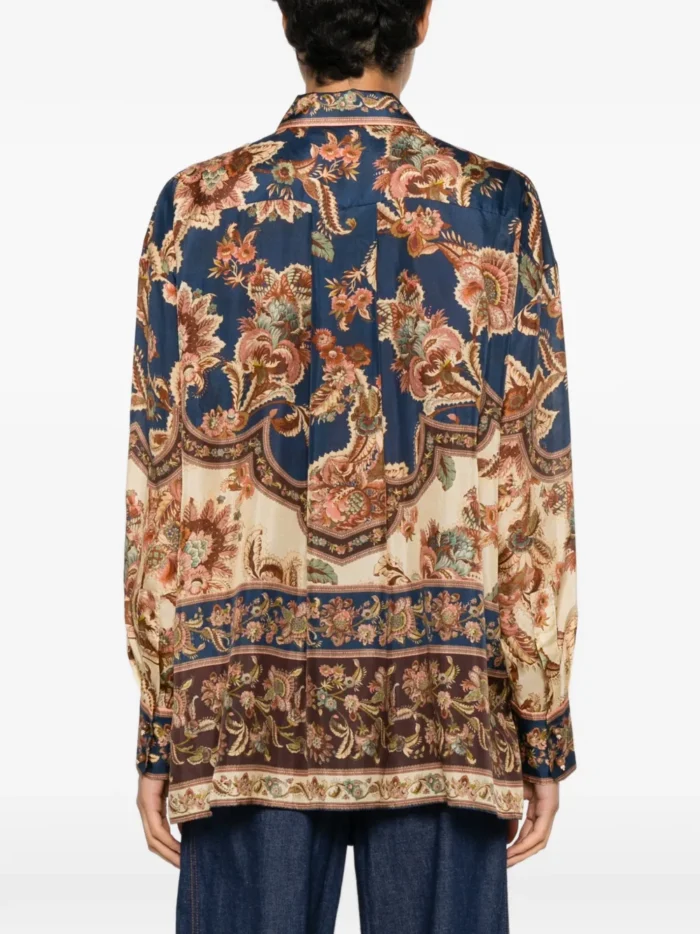 ZIMMERMANN Aster floral-print silk shirt - Image 5