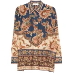 ZIMMERMANN Aster floral-print silk shirt