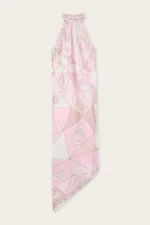 Occhi Print Silk Dress