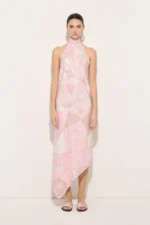 Occhi Print Silk Dress - Image 2