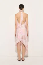 Occhi Print Silk Dress - Image 3