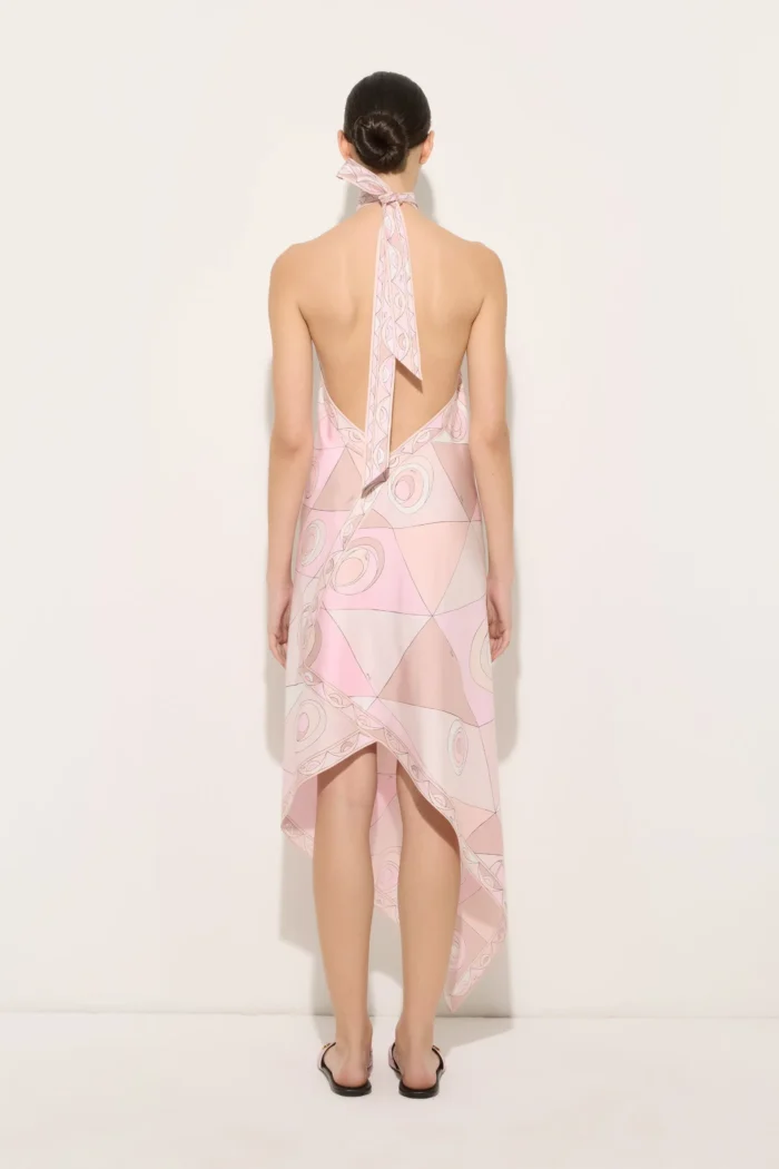 Occhi Print Silk Dress - Image 3