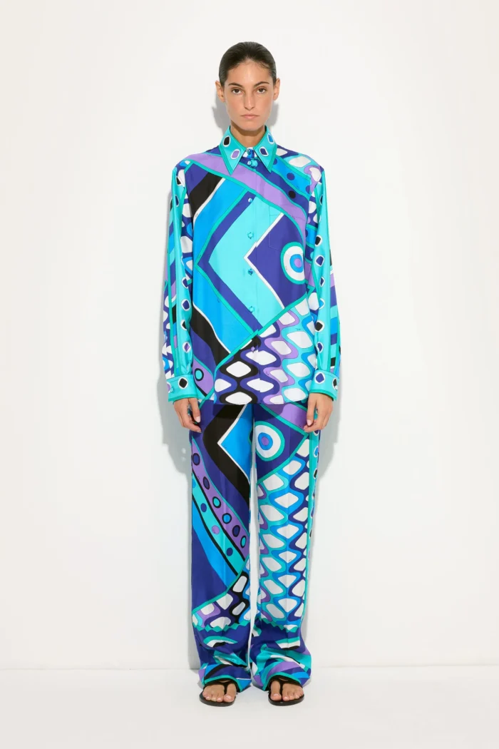 Vivara Print Silk Shirt - Image 2