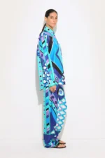 Vivara Print Silk Shirt - Image 3