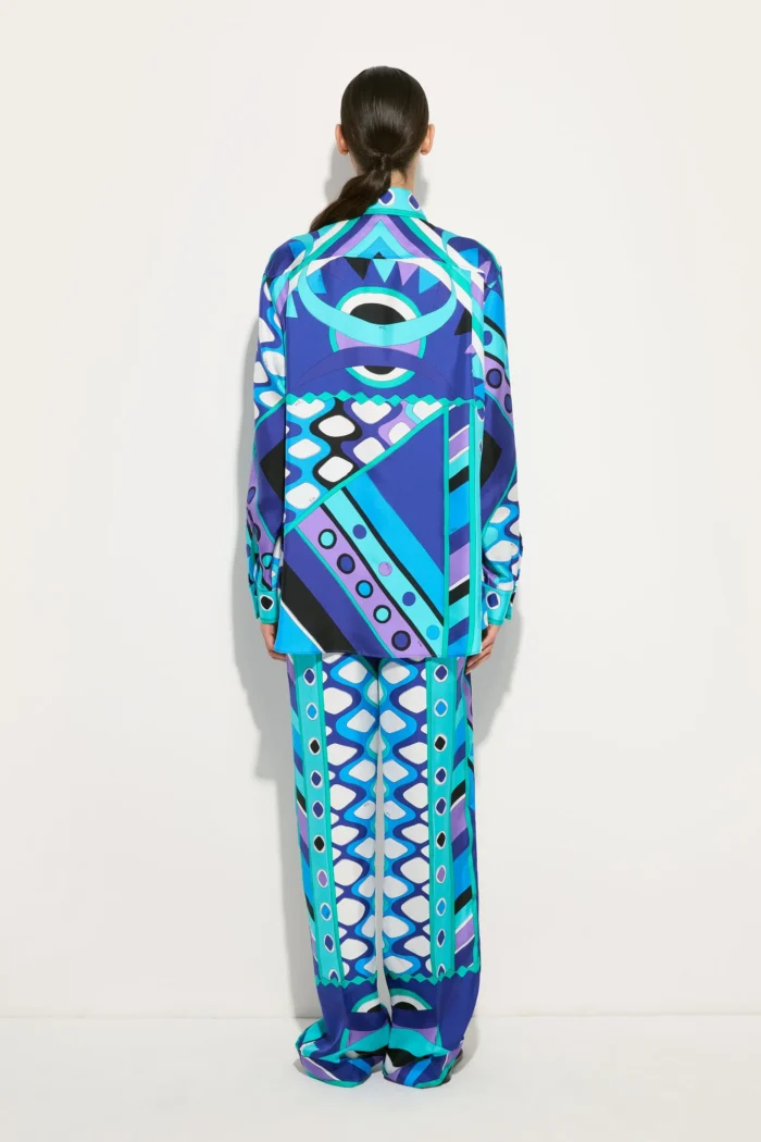 Vivara Print Silk Shirt - Image 4