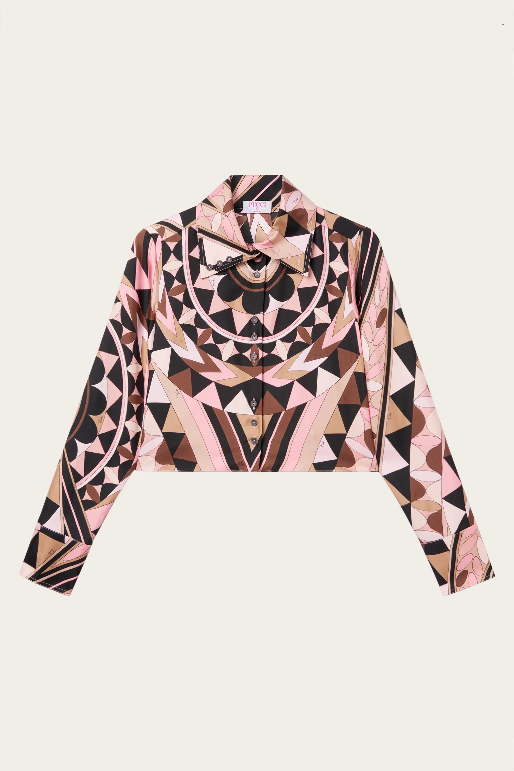 6HRJ166H771039_V1_ef464c20-ea0c-4529-8f22-b2276017ebad Manuba Print Silk Crop Shirt - Image 1