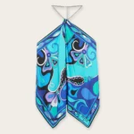 Orchidee Print Chain Top