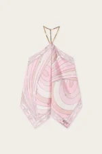 Iride Print Chain Top