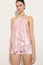 Iride Print Chain Top - Image 5