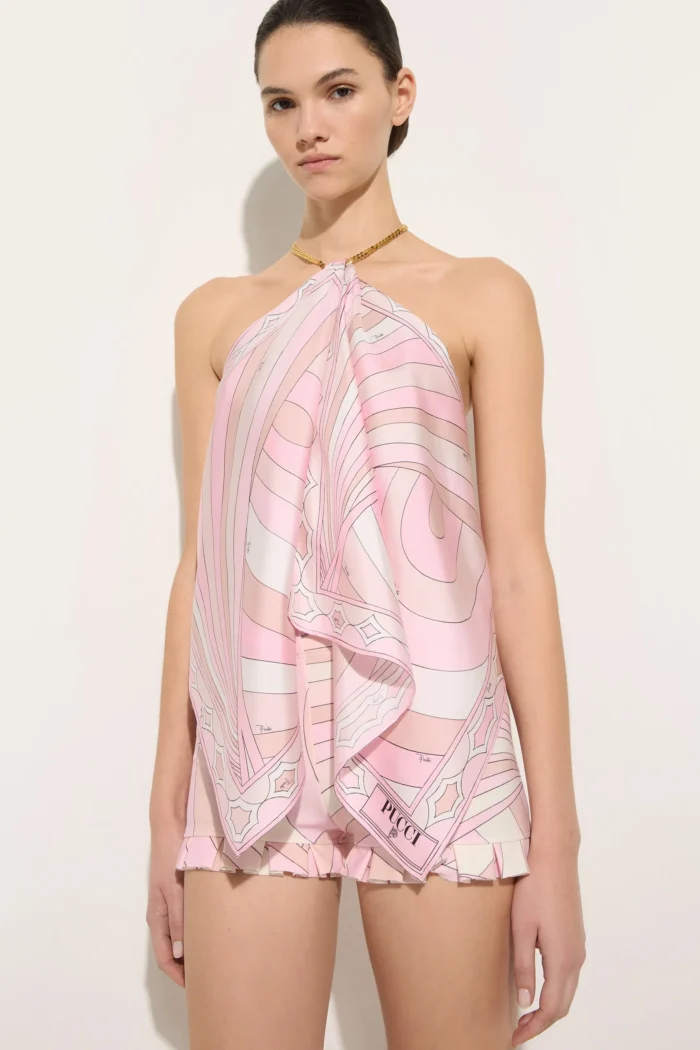 Iride Print Chain Top - Image 5