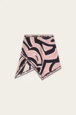 Labirinto Print Silk Scarf Skirt