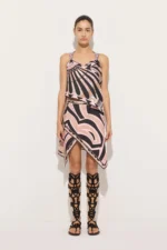Labirinto Print Silk Scarf Skirt - Image 2