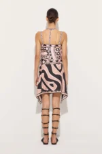 Labirinto Print Silk Scarf Skirt - Image 4