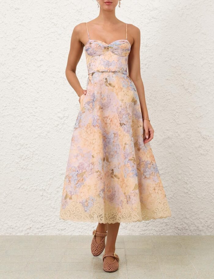 Valiant Tucked Midi Dress - Image 5