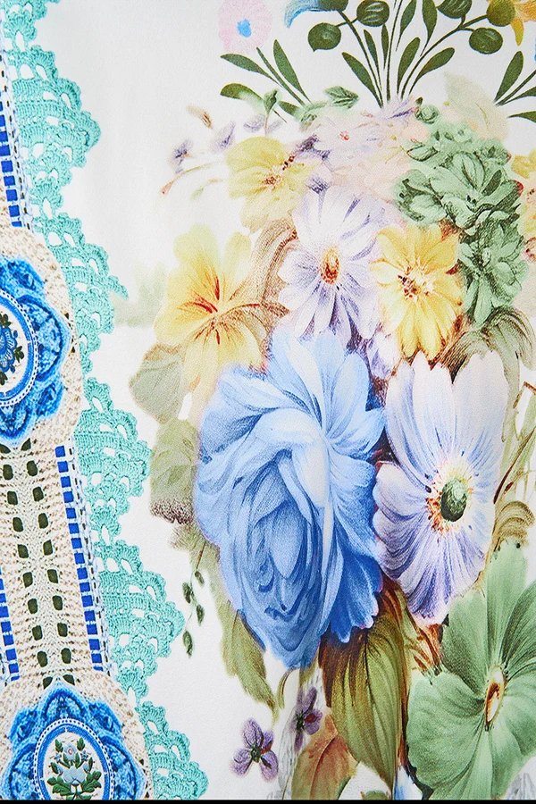 V Neck Full Length Bias Slip Dress My Homespun Heart - Image 7