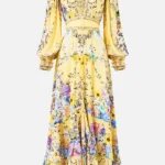 Long Button Front Dress Darling Buds