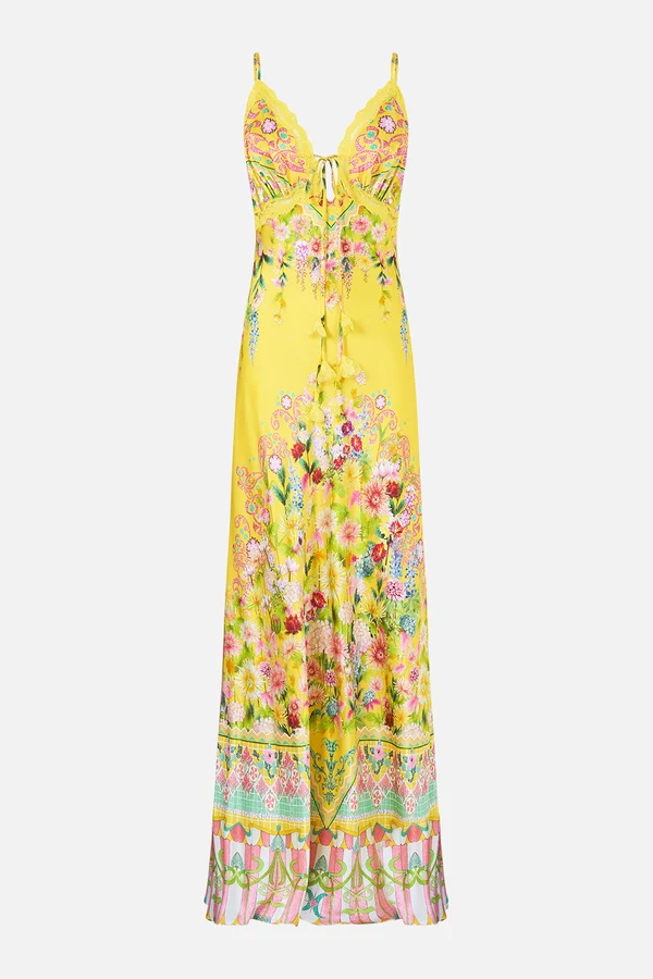 Bias Slip Dress With Lace Edge Detail Lady Limonada - Image 1