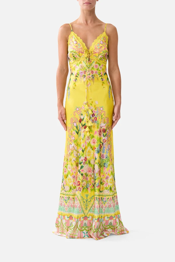 Bias Slip Dress With Lace Edge Detail Lady Limonada - Image 3