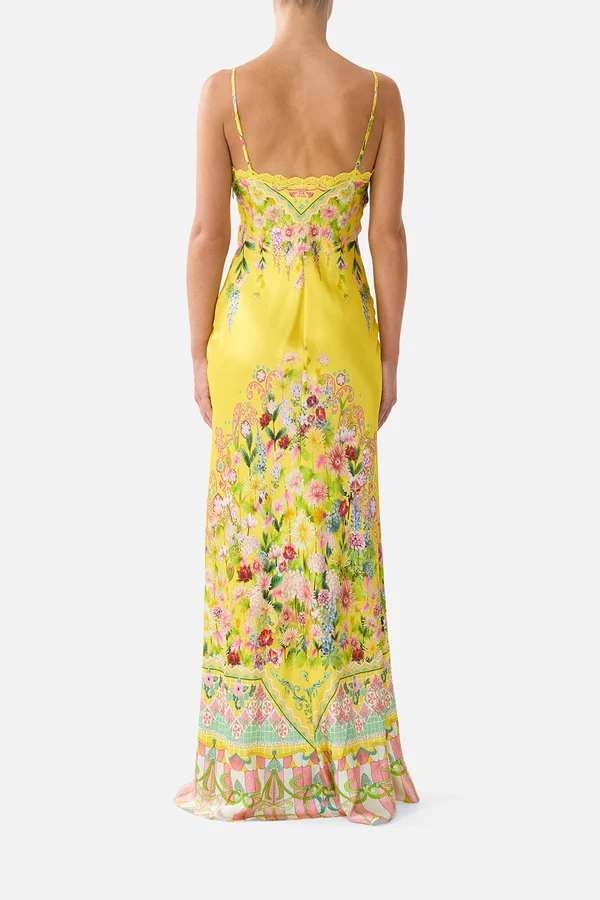 Bias Slip Dress With Lace Edge Detail Lady Limonada - Image 5