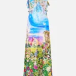 V Neck Bias Slip Dress With Back Frill Navàs Nouveau