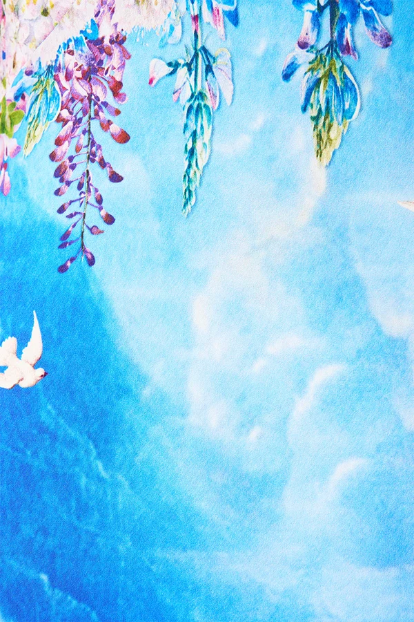 V Neck Bias Slip Dress With Back Frill Navàs Nouveau - Image 8